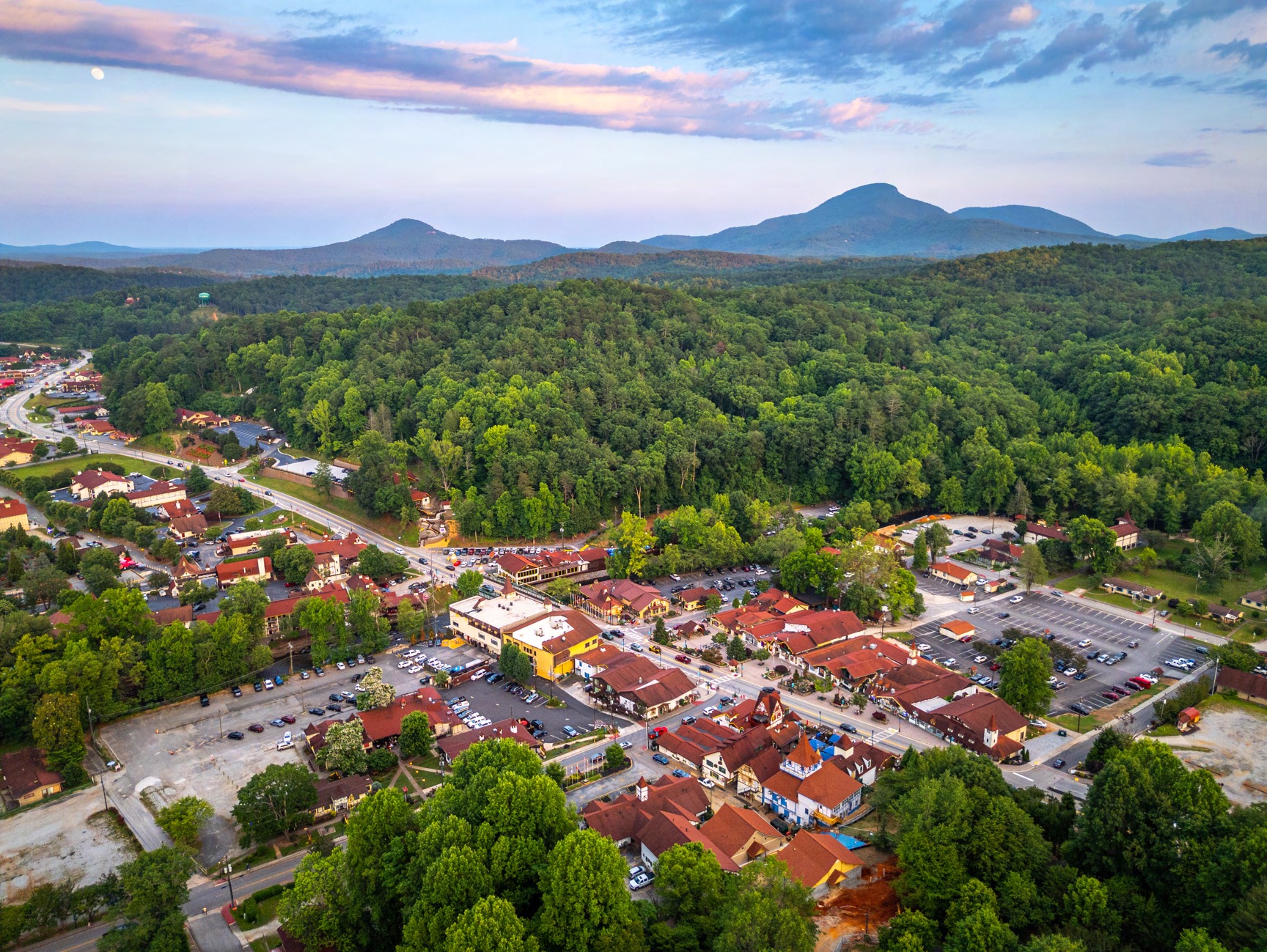Downtown Helen Georgia Bavarian village