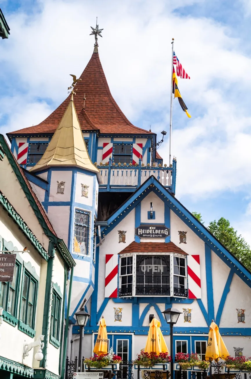 Bavarian-style architecture in Helen, Georgia
